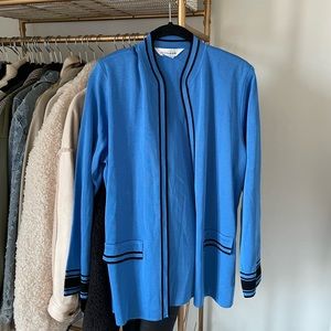 Misook blue blouse